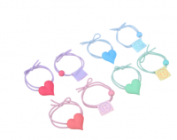 Набор резинок для волос 2шт, нейлон, ПВХ 6см 4цв BERIOTTI 