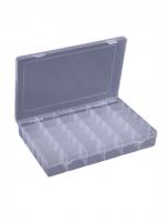 Органайзер для мелочей 36 секций 27,3х17,5х4,5см передвиж секц прозрач пакет QF 