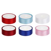 Лента для подарков атласная 2,5см x 2,7м полиэстер 6 цветов 