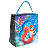 Чай HILLTOP Королевское золото Елочная игрушка Сказочная белочка 50г 