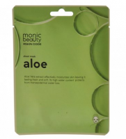 Тканевая маска д/лица Алоэ MONIC BEAUTY Skin Code 25мл 