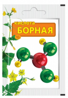 Борная кислота 10г д/рассады стимулятор плодоношения удобрение Ваше Хозяйство 