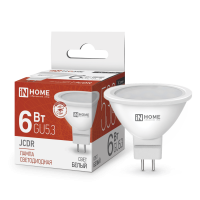 ASD/InHome лампа св/д VC MR16 GU5.3 220V 6W(530lm) 3000К 2K 51x50 (без пульсации) 0365 