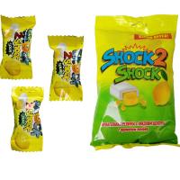 Жевательная резинка "SHOCK 2 SHOCK" с жидким центром лимон 200гр 