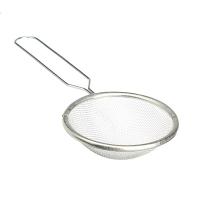 Сито с ободом и ручкой 8см, металл 