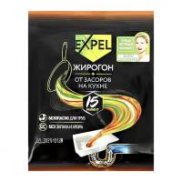 EXPEL ЖИРОГОН Средство д/устранения засоров от жира и пищевых остатков 1 саше, 50г (10/60) 