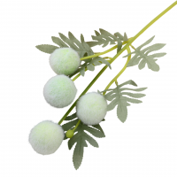 Цветок искусственный Шарики Смикка 6х57см зелёный 