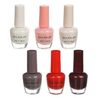 Лак для ногтей, 18мл, 6 цветов 
