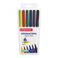 ФЛОМАСТЕРЫ НАБ.6цв ERICH KRAUSE® BASIC 24/384 