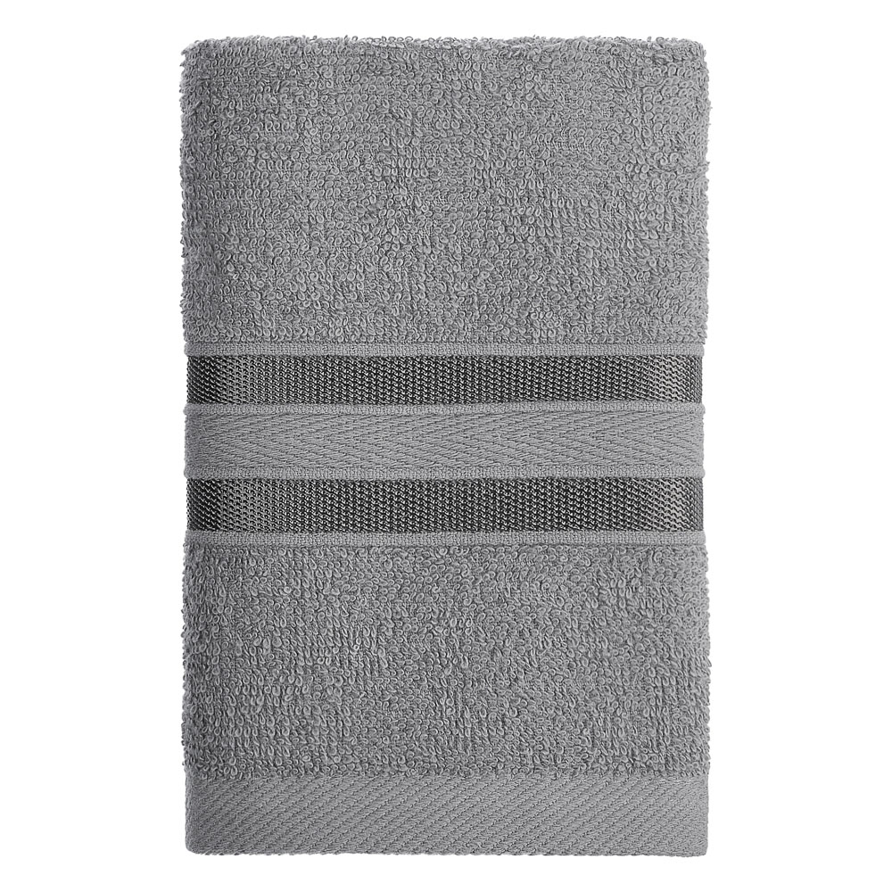 Полотенце махровое цвет серый PROVANCE Фрэя 100% хлопок 70х130см 