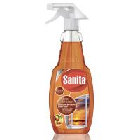 Спрей для стекол SANITA 500мл с нашатырным спиртом 