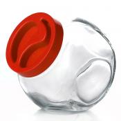 Банка с красной крышкой БЕЛЛА, объем 2000 мл 