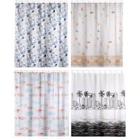 VETTA Шторка для ванной полиэстер 180x180см 12 колец метал/бусины Фактура 4 дизайна 