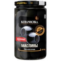 Маслины крупные без косточки Кубаночка, 360г 