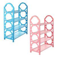 Этажерка для обуви "Принт", 56x19x43см, 4 полки, металл, пластик, SH-1002 