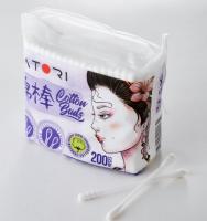 Ватные палочки Atori белые намотка спиральная и круглая 200 шт пакет 