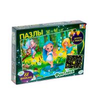 Пазлы светящиеся Феи леса 88 деталей 