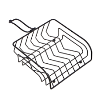 BY COLLECTION Салфетница с зажимом "Модерн", 19,5х19,2х8,8см, сталь 