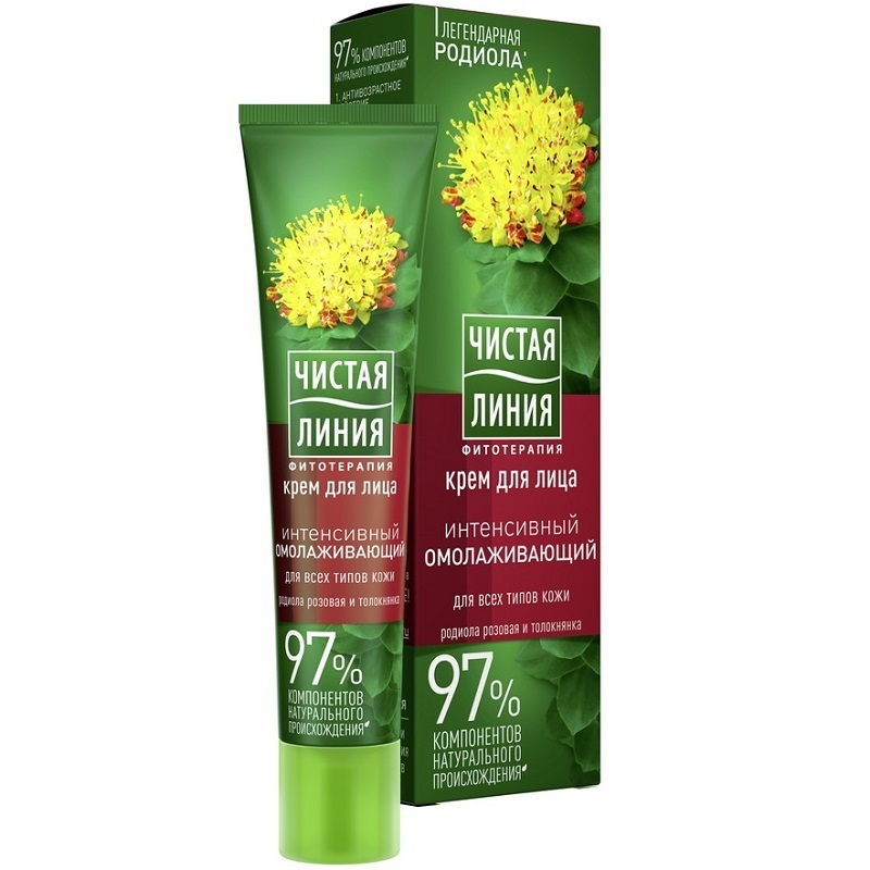 Крем для лица Чистая Линия, 40 мл в ассортименте  