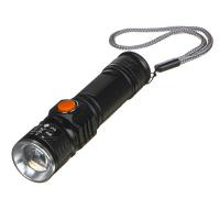 Фонарь ЧИНГИСХАН XPE, 1000 мАч, 10x2x2см, 3 режима, пластик, металл 