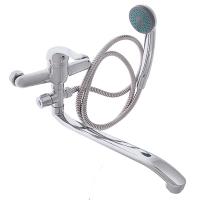 Смеситель для ванны СоюзКран SK1012.1, керам. дивертор, с душ набором, 35мм, цинк 