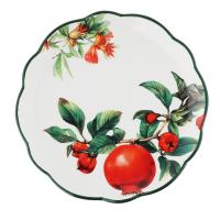 Блюдо круглое керамика MILLIMI Гранат 20х2см 