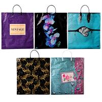 Пакет ПВД с пластиковой ручкой, 40x44см, 100мкм, 5 дизайнов 