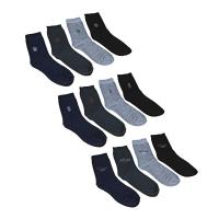 Носки мужские GALANTE, 85% хлопок, 10% полиамид, 5% спандекс, р-р 25-29, 3 дизайна 