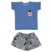 Комплект женский (футболка, шорты), р. 44-50, 100% хлопок 