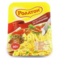 Изделия макаронные БП Роллтон лапша с говядиной по-домашнему лоток 90г 