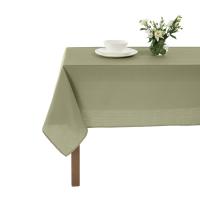 Скатерть текстильная лён с водоотталкивающей пропиткой PROVANCE Эвкалипт 140х230см 