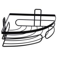 Полка настенная металл VETTA черная угловая 31x22x6,5см 