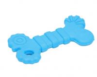 Игрушка жевательная Завитушки TPR 10см, голубая 
