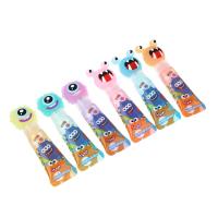 Маркер-выделитель в форме тюбика колпачок в форме монстрика 6 цветов 