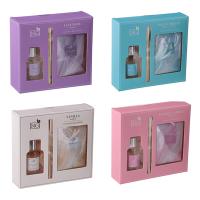 NEW GALAXY Набор ароматизатор-диффузор и саше 2шт., ваниль, райский сад, лаванда,океан 40мл, 10 г. 