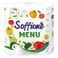 Полотенца бумажные Soffione Menu 2 слоя 2 рулона 