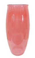 Ваза д/цветов Радуга розовый матовый/6 230мм 