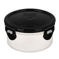 Good&good Контейнер герметичный для СВЧ с защелками, круглый, 0,35л, пластик 