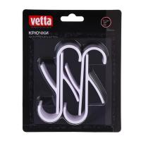 Крючки для ванной белый на радиатор обогрева VETTA 4шт 