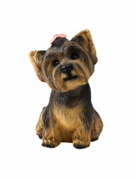 Копилка  Щенок Йорк бежевый  21х113х20см 