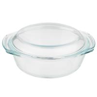 Кастрюля жаропрочная SATOSHI с крышкой стекло 26,7х22,7х10,6см 2л 