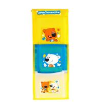 Кармашки вертикальные настенные на 3 отделения Ми-ми-мишки 