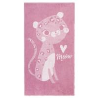 Полотенце махровое Этель Милый леопард 70х130см 