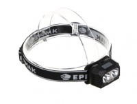 Фонарь налобный, сенсорный, 2 LED + красный свет, 6 режимов, 3хААА ЕРМАК 