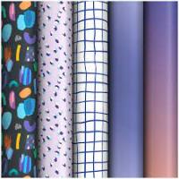 Бумага упаковочная глянцевая 100 х 70 см, 1 лист в ассортименте 