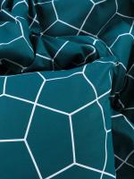 Постельное бельё евро Этель Emerald hexagon 200х217см 220х240см 70х70см 2шт 