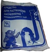 БАХТАШ Средство д/растворения загрязнений канализ.труб 90г Крот (сухой,пакет) 
