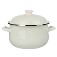 Кастрюля эмалированная VETTA Айвори 18см 2л индукция 