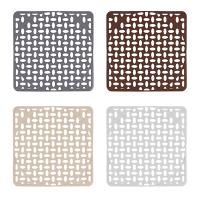 VETTA Коврик в раковину противоскользящий "Классика", 29,5х29,5см, ПВХ, 4 цвета 