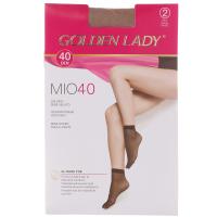 Носки женские GOLDEN LADY Mio 40 den 2 пары цвет телесный р-р единый 